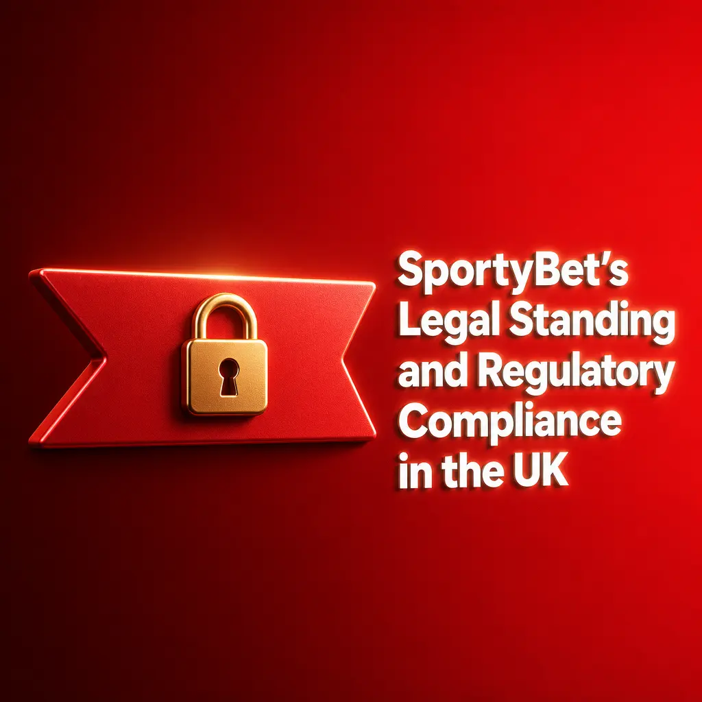SportyBet UK Gambling Commission licence badge showing regulatory compliance and responsible gambling tools